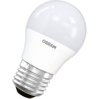 Лампочка Osram LED VALUE CL P60 7W/865 230V FR E27 10X1 (4058075479562) Diawest