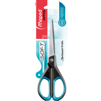 Ножницы Maped ESSENTIALS SOFT 170мм, черный с синим (MP.468210) Diawest