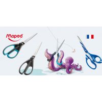 Ножницы Maped ESSENTIALS SOFT 170мм, черный с синим (MP.468210) Diawest