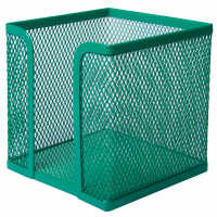 Підставка-куб для листів і паперів Buromax металевий, зелений (BM.6215-04) Diawest