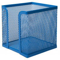 Подставка-куб для писем и бумаг Buromax металлический, синий (BM.6215-02) Diawest