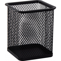 Подставка для ручек Buromax квадратная, металлическая, черная (BM.6201-01) Diawest