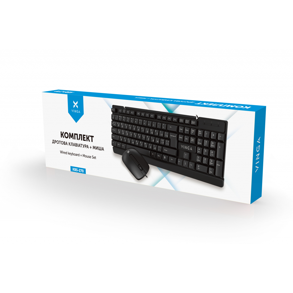 Комплект Vinga KBS-270 Black Diawest