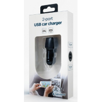Зарядний пристрій Gembird 2 port 4.8A (TA-U2C48A-CAR-01) Diawest