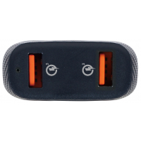 Зарядний пристрій Gembird 2 port 36W QC3.0 (TA-U2QC3-CAR-01) Diawest