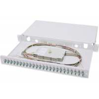 Патч-панель 1U, 24xLC duplex, incl, Splice Cass, OM3 Color Pigtails, Ada Digitus (DN-96332/3) Diawest