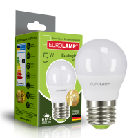 Лампочка Eurolamp LED G45 5W E27 4000K 220V (LED-G45-05274(P)) Diawest