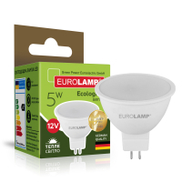 Лампочка Eurolamp LED SMD MR16 5W GU5.3 3000K 12V (LED-SMD-05533(12)(P)) Diawest