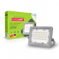 Прожектор Eurolamp LED SMD 20W 5000К (LED-FL-20(gray)) Diawest