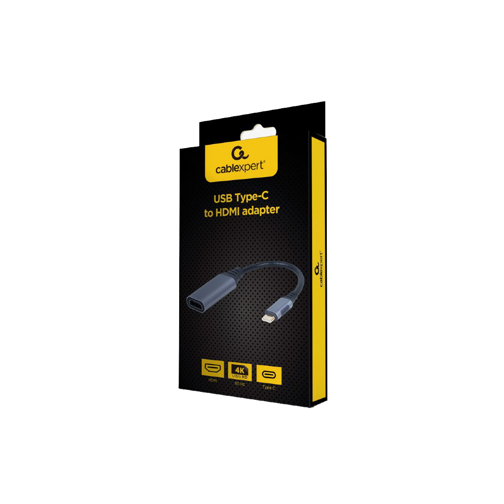Перехідник USB-C to HDMI, 4К 60Hz Cablexpert (A-USB3C-HDMI-01) Diawest