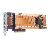 Плата розширення 4x SSD PCIe NVMe M.2 2280 PCIe Gen3 x8 QNap (QM2-4P-384) Diawest