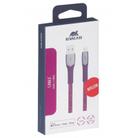 Дата кабель USB 2.0 AM to Lightning 1.2m MFI 3A red RivaCase (PS6101 RD12) Diawest