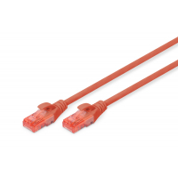 Патч-корд 5м, CAT 6 UTP, AWG 26/7, Cu, LSZH, red Digitus (DK-1617-050/R) Diawest