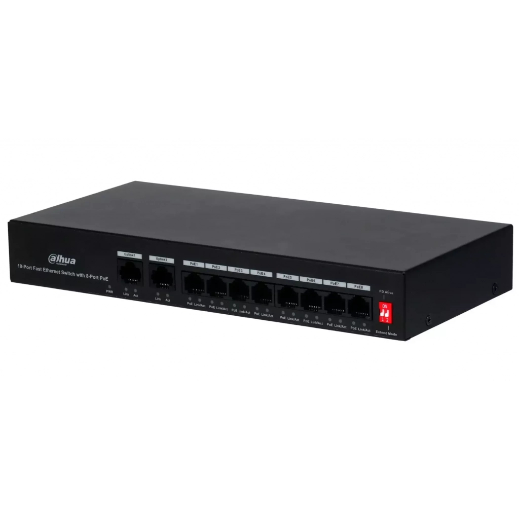 Коммутатор сетевой Dahua DH-PFS3010-8ET-65 Diawest