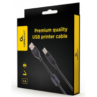 Кабель для принтера USB 2.0 AM/BM 1.5m ferrite Cablexpert (CCFB-USB2-AMBM-1.5M) Diawest