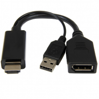Переходник HDMI to DisplayPort, 4K 30Hz Cablexpert (A-HDMIM-DPF-01) Diawest