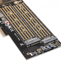Контролер RAID Frime Marvell 88SE9230 4xSATA(2xeSATA), 2xPCIe (ECF-PCIE2.4sRAID002.LP) Diawest