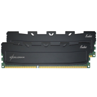 Модуль пам'яті для комп'ютера DDR3 16GB (2x8GB) 1600 MHz Black Kudos eXceleram (EKBLACK3161611AD) Diawest