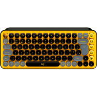 Клавиатура Logitech POP Keys Wireless Mechanical Keyboard Blast Yellow (920-010716) Diawest