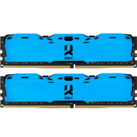 Модуль пам'яті для комп'ютера DDR4 16GB (2x8GB) 3200 MHz IRDM Blue Goodram (IR-XB3200D464L16SA/16GDC) Diawest