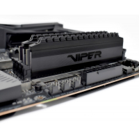 Модуль пам'яті для комп'ютера DDR4 16GB (2x8GB) 3600 MHz Viper 4 Blackout Patriot (PVB416G360C8K) Diawest
