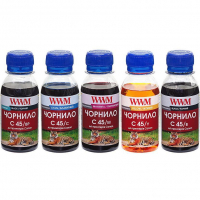 Чорнило WWM CANON PGI450/CLI451 (5х100г) BP/B/C/M/Y (C45SET-5) Diawest