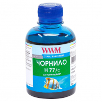 Чорнило WWM HP №177 85 Cyan 200ml (H77/C) Diawest