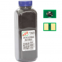 Тонер OKI B412/432/MB462 250г Black +chip AHK (1401339) Diawest