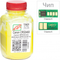 Тонер Canon MF610/630 70г Yellow +chip AHK (1505209) Diawest