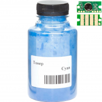 Тонер Xerox Phaser 6510, 130г, Cyan +chip AHK (3203667) Diawest