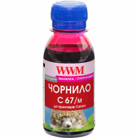 Чорнило WWM Canon PFI-107 100г Magenta PFI-107M (C67/M-2) Diawest