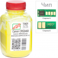 Тонер Canon MF610/630 35г Yellow +chip AHK (3203123) Diawest