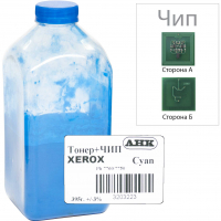 Тонер Xerox Phaser 7750/7760, 395г Cyan +chip AHK (3203223) Diawest