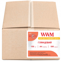 Бумага WWM A4 Glossy 150г, 500cn (G150.500) Diawest