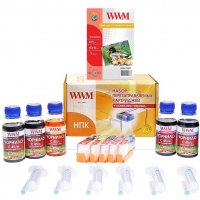 Комплект перезаправних картриджів WWM CANON MG5740/6840 (BP/B/C/M/Y) +chip (RC.CLI471ARC) Diawest