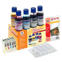 Комплект перезаправних картриджів WWM Epson C110/Office T30/TX510FN (RC.T073H) Diawest