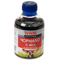 Чорнило WWM CANON PG40/50/PGI5Bk, black (C40/B) Diawest