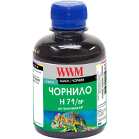 Чорнило WWM HP №711 200г Black pipmented (H71/BP) Diawest