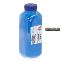 Тонер Samsung CLP-310/315/3175, 45г Cyan + chip AHK (1502404) Diawest