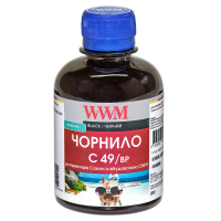 Чорнило WWM CANON GI-490 200г Black Pigmented (C49/BP) Diawest