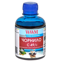 Чорнило WWM CANON GI-490 200г Cyan (C49/C) Diawest