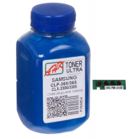 Тонер Samsung CLP-360/365/CLX-3300, 40г, 1K Cyan AHK (1505414) Diawest