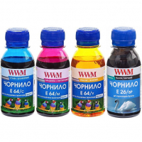 Чорнило WWM Epson L605/L4150/L1455, 4х100г BP/C/M/Y (E26/64SET4-2) Diawest