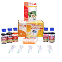 Комплект перезаправних картриджів WWM CANON MG5440/MG5540/MG6440 (RC.CLI451ARC) Diawest