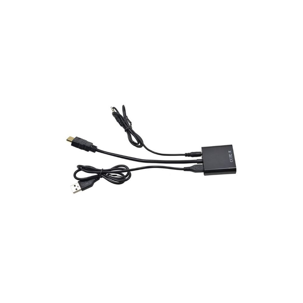 Переходник ST-Lab HDMI male to VGA F (с кабелями аудио и питания от USB) (U-990) Diawest