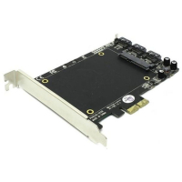 Контроллер RAID SSD+SATAIII 6Gbps 4ch (3HDD+1SSD) MarvelHyper Duo PCI-E ST-Lab (A-550) Diawest