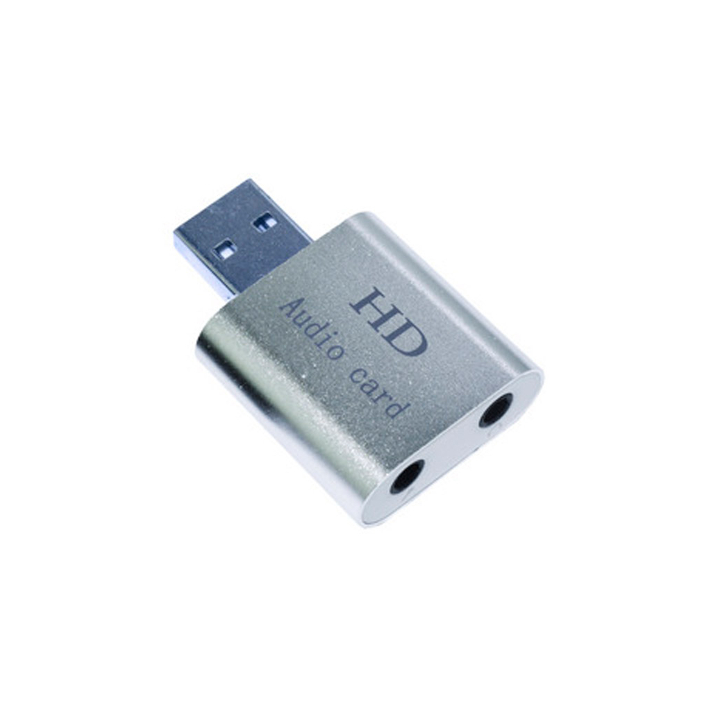 Звуковая плата Dynamode USB-SOUND7-ALU silver Diawest