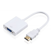 Переходник HDMI M to VGA F (с кабелями аудио и питания от USB) ST-Lab (U-990 white) Diawest