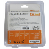Контроллер ST-Lab USB 3.1 Gen2 2x Type-A (up to 10 Gbit), PCI-E Gen-III x2+ LP (U-1780) Diawest