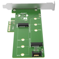 Контроллер Maiwo Multi-Size PCIex4 & SATA to M.2 (M-Key or B-key) KT015 SSD (45774) Diawest